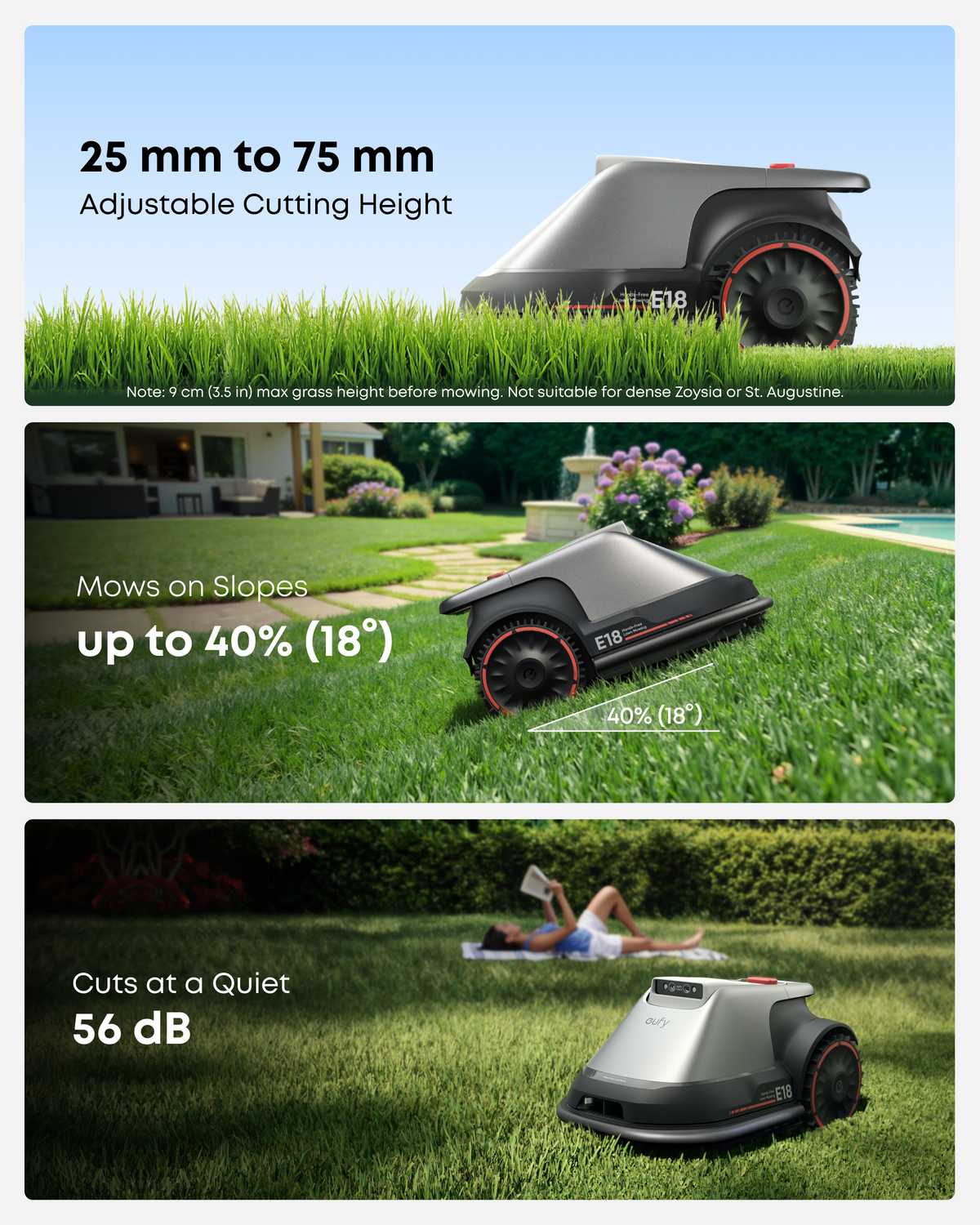 eufy Robot Lawn Mower E18