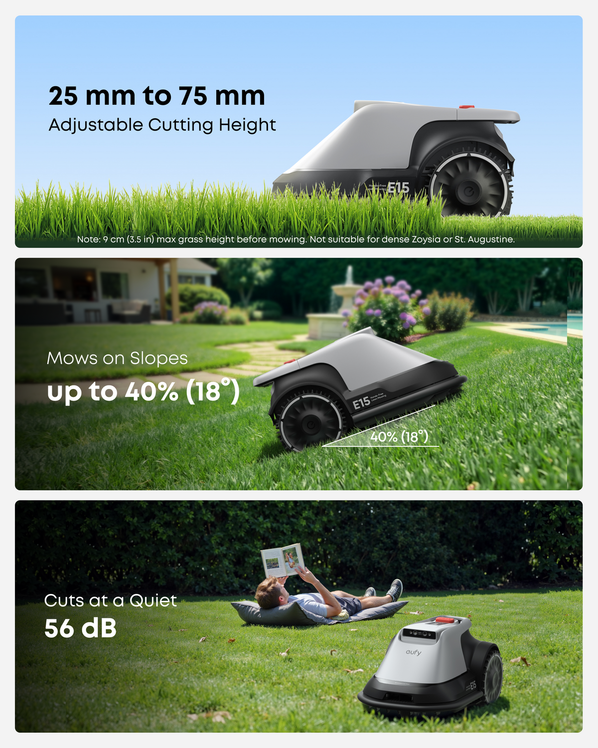eufy Robot Lawn Mower E15
