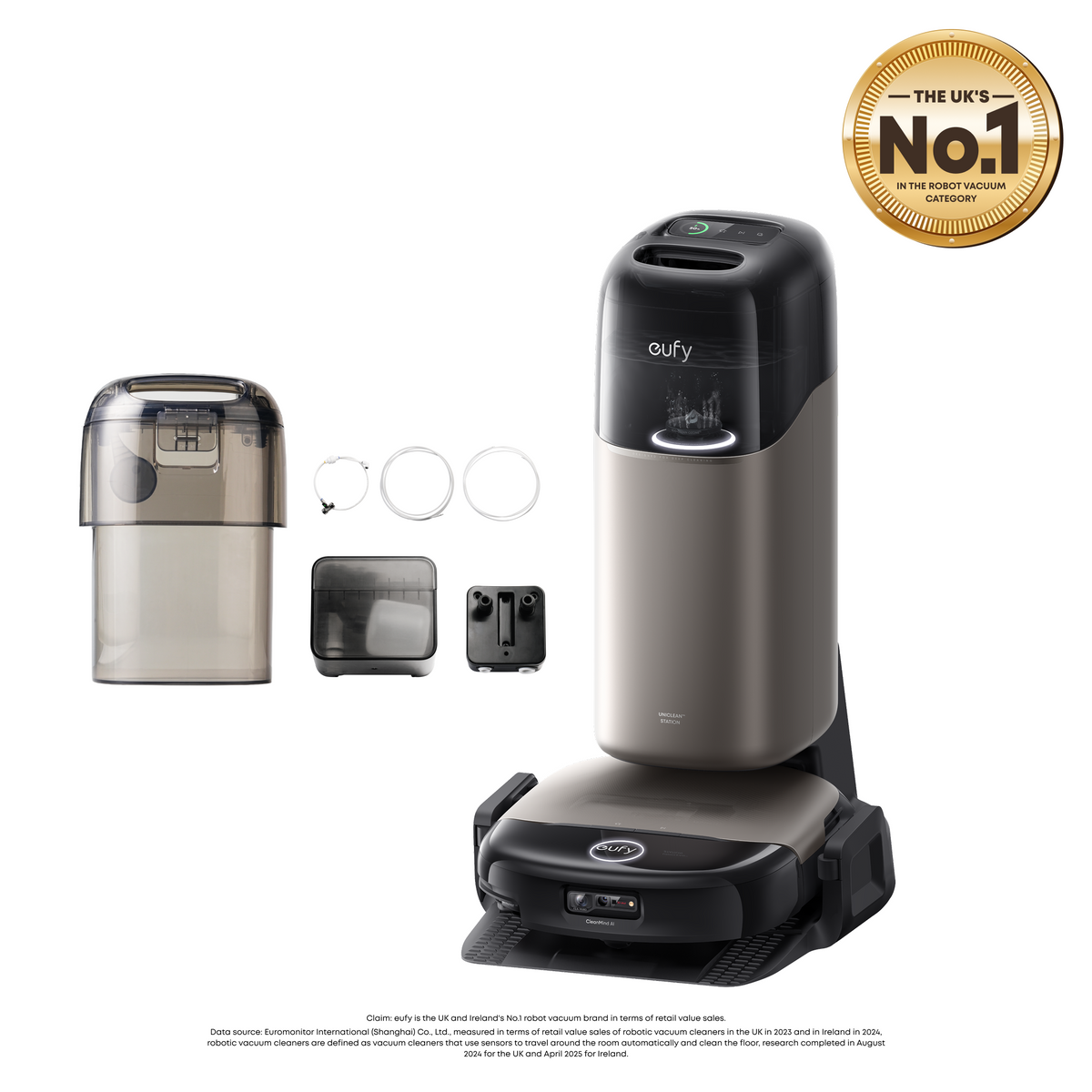 eufy Omni S2 Robot Vacuum and Mop with Auto Refill and Drainage System