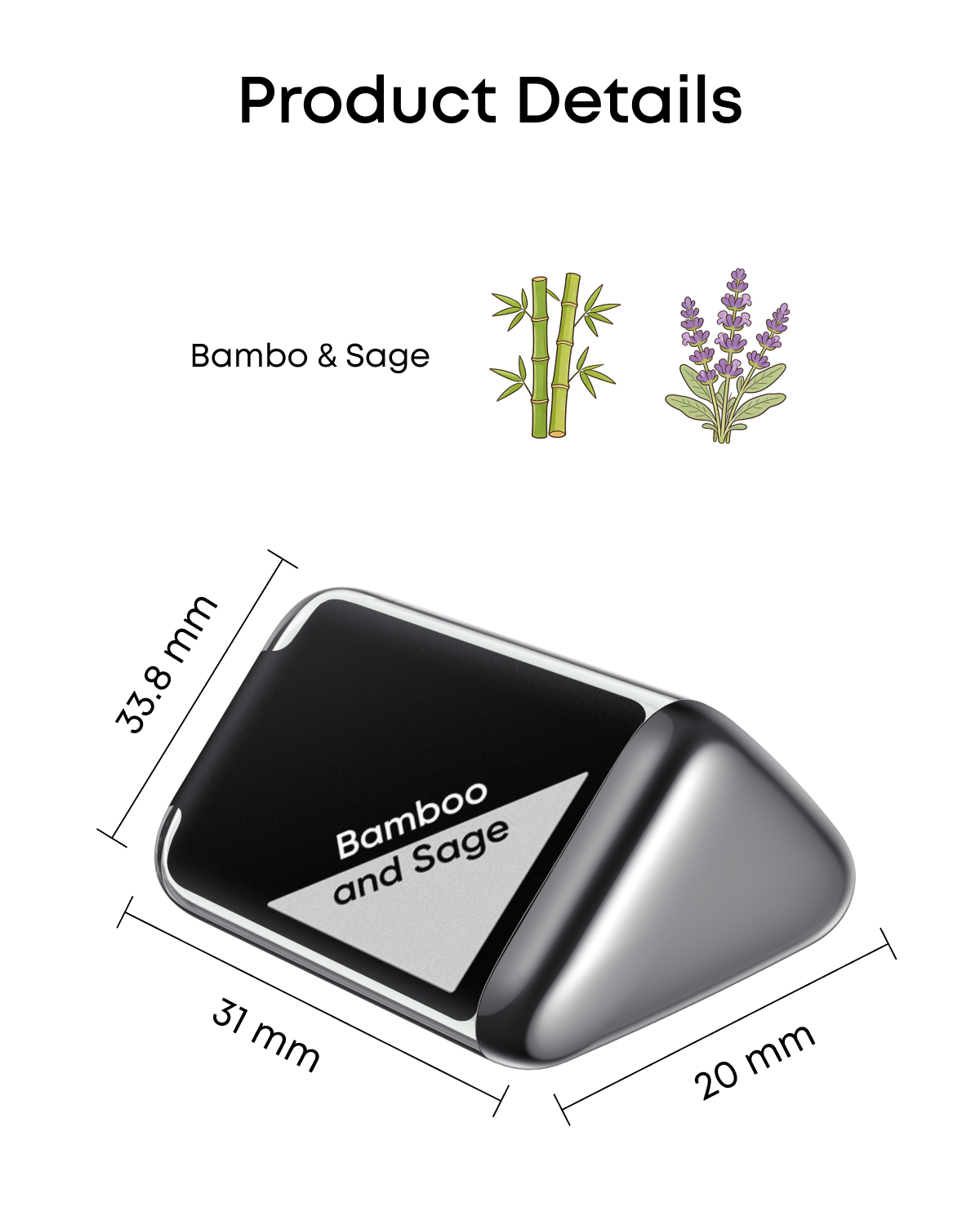 Fragrance Refill for Robot Vacuum Omni S2 (Bamboo & Sage)