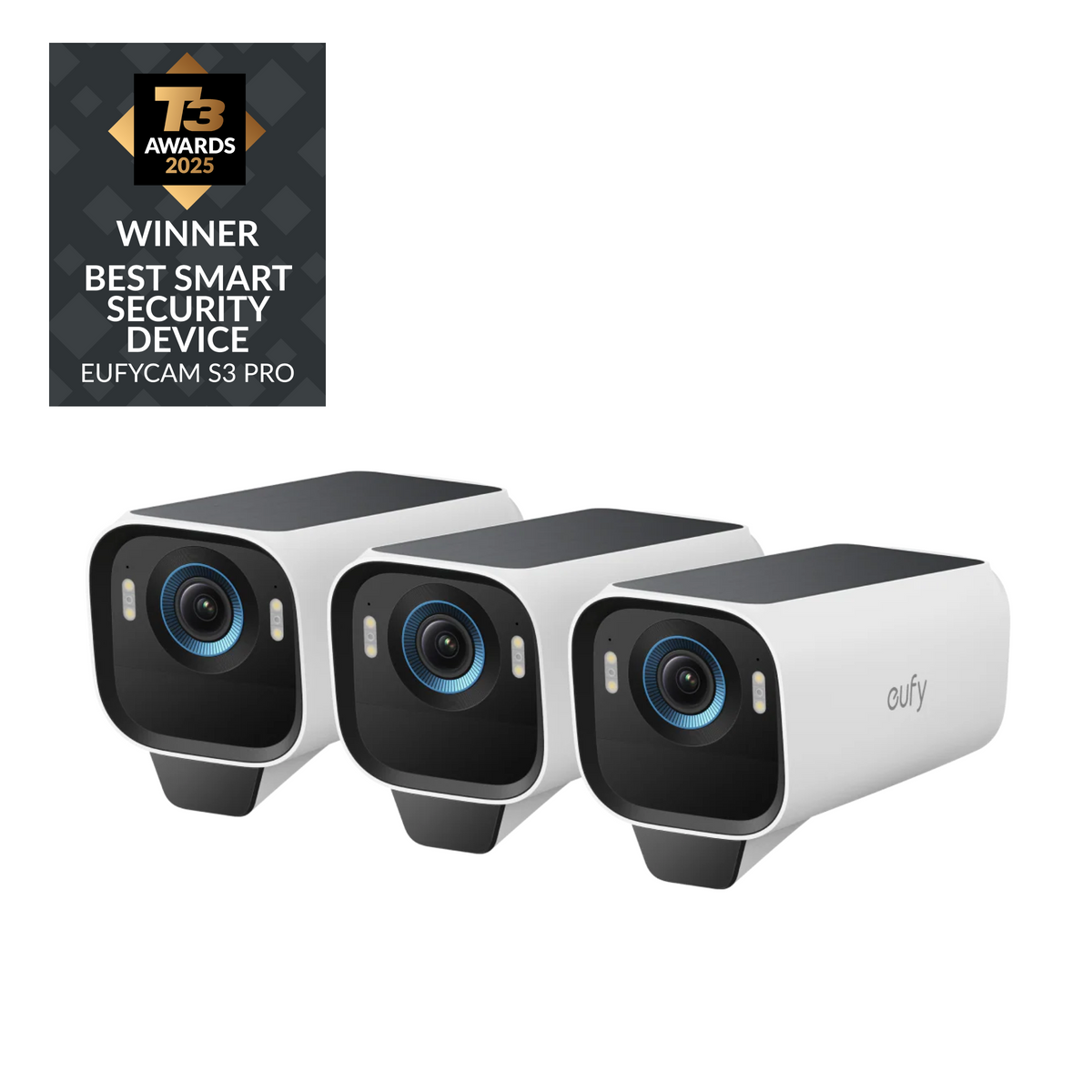 eufyCam S3 Pro Add-on Camera (3 Pack)