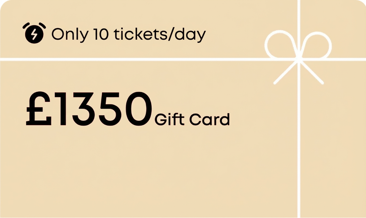 Giftcard (£1350)