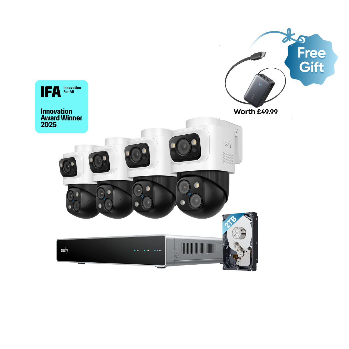 eufy NVR Security System S4 Max