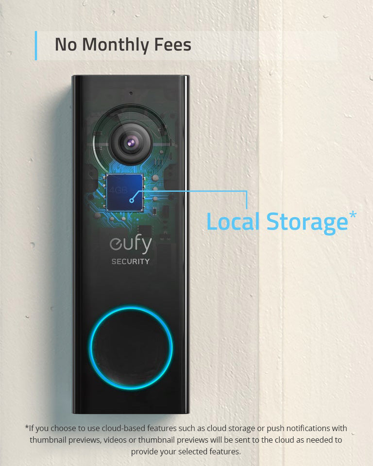 eufy Security 2K Video Doorbell - No Monthly Fee | eufy UK
